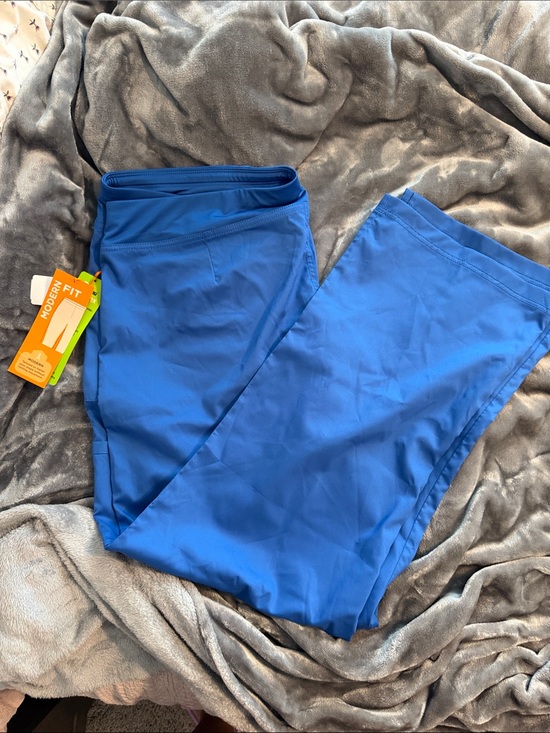 Landau Pants - Landau ProFlex Royal Blue Stretch Scrub Leggings